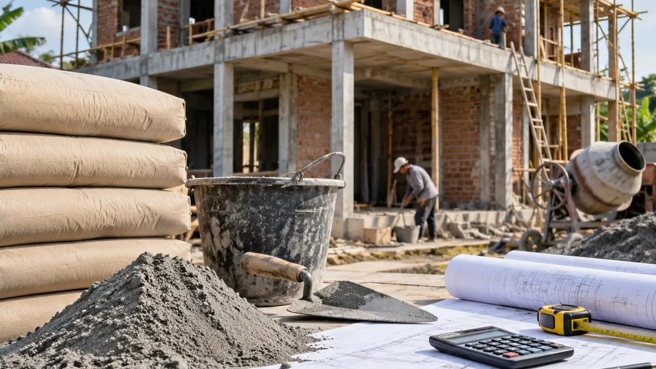 Cara Menghitung Kebutuhan Semen untuk Bangun Rumah, Supaya Tidak Boros atau Kurang di Tengah Proyek